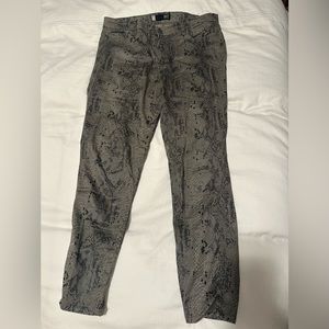 KUT from the Lloyd, High-Waisted, Skinny Snakeskin Pant - Sz 14.